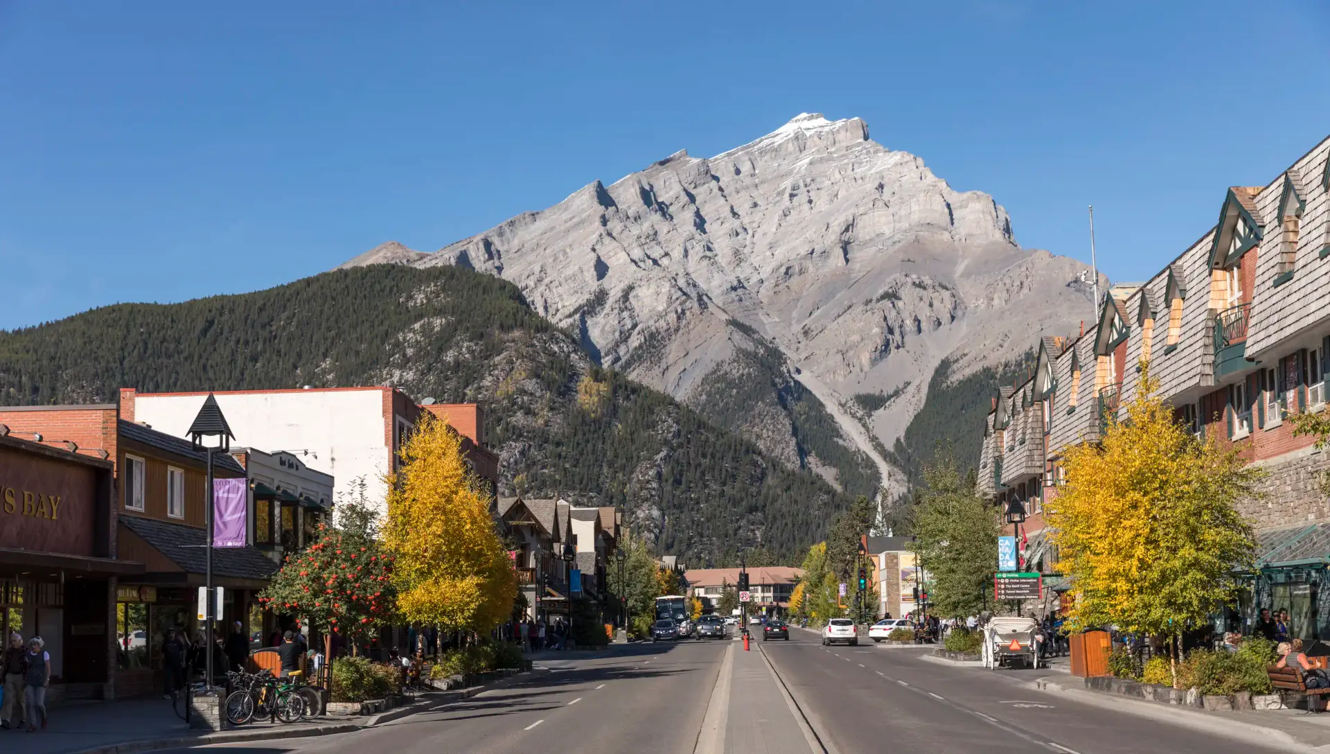 Town with Mountain